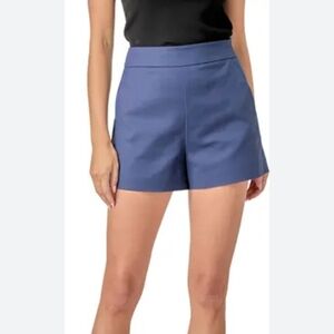 Women's Banana Republic High Waisted Linen Blue Shorts - XS NWT